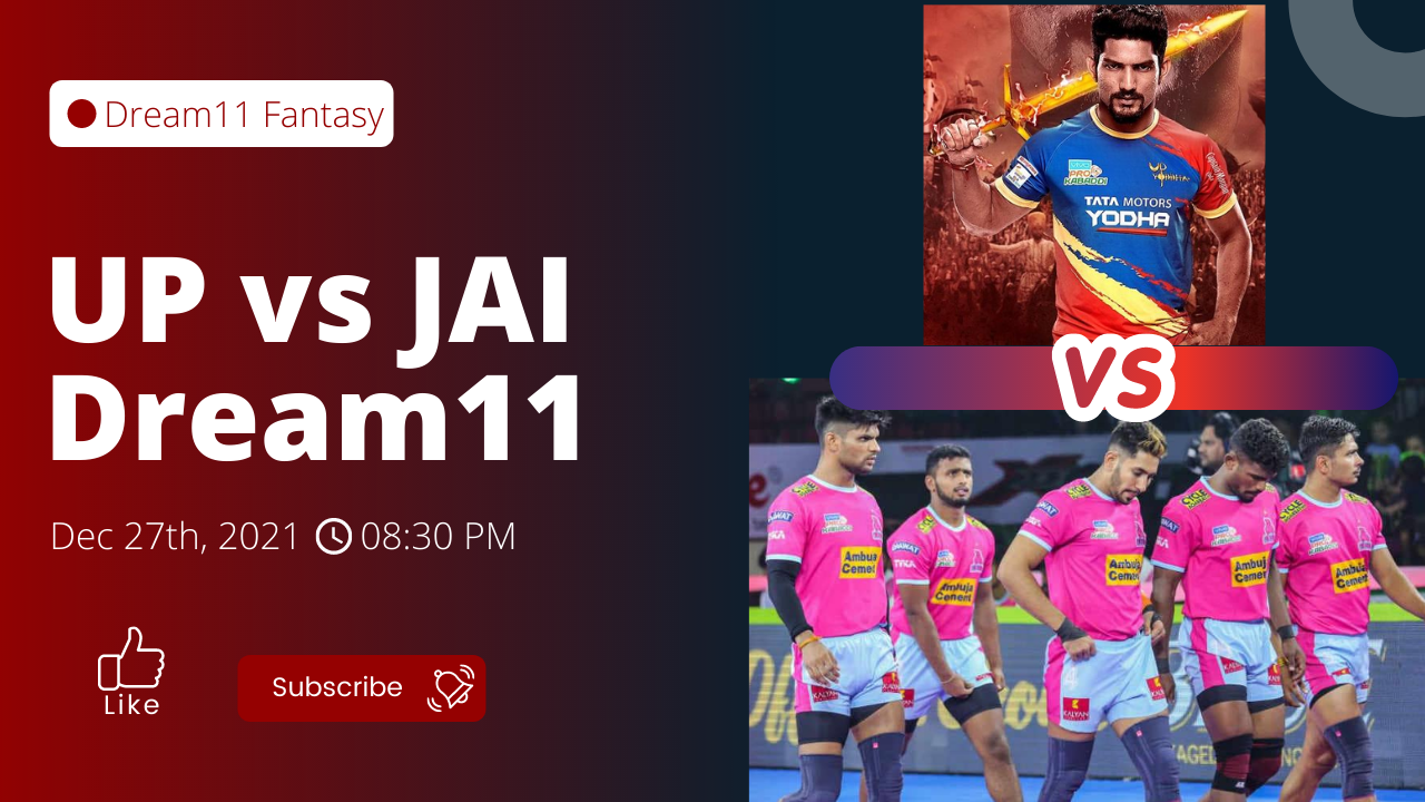 UP vs JAI Dream11 Prediction, Preview